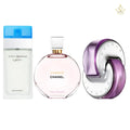 Combo Light Blue D&G + Chance Eau Tendre Ch4nel + Omnia Amethyste