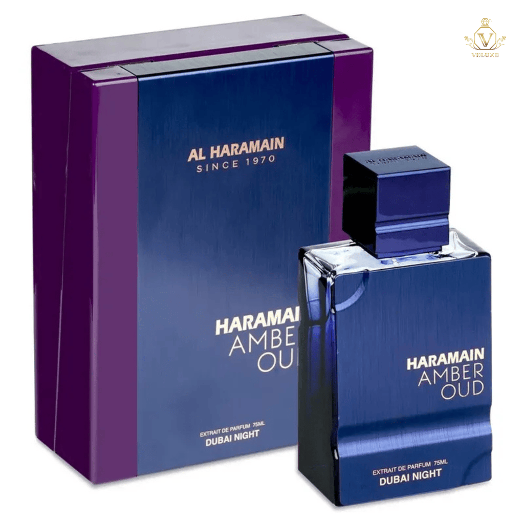 Fragancia Inspirada en Amb3r Oud Dub4i Night Al H4ramain Men