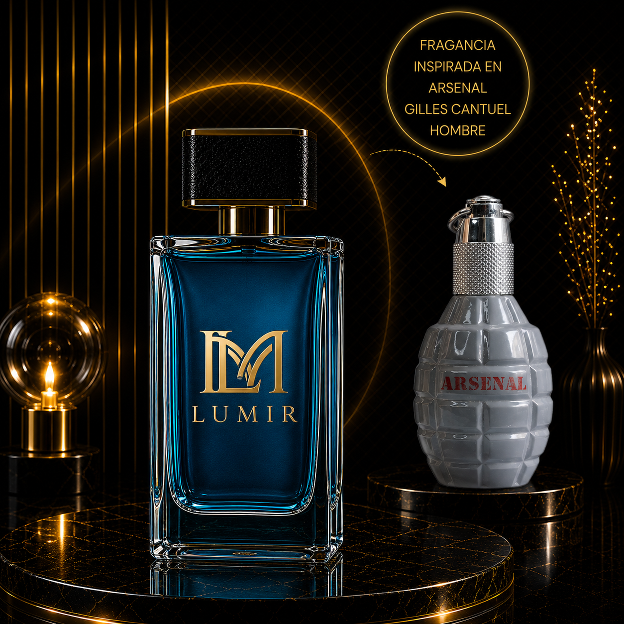 Fragancia inspirada en Arsenal Gill3s C4ntuel 100ml MEN