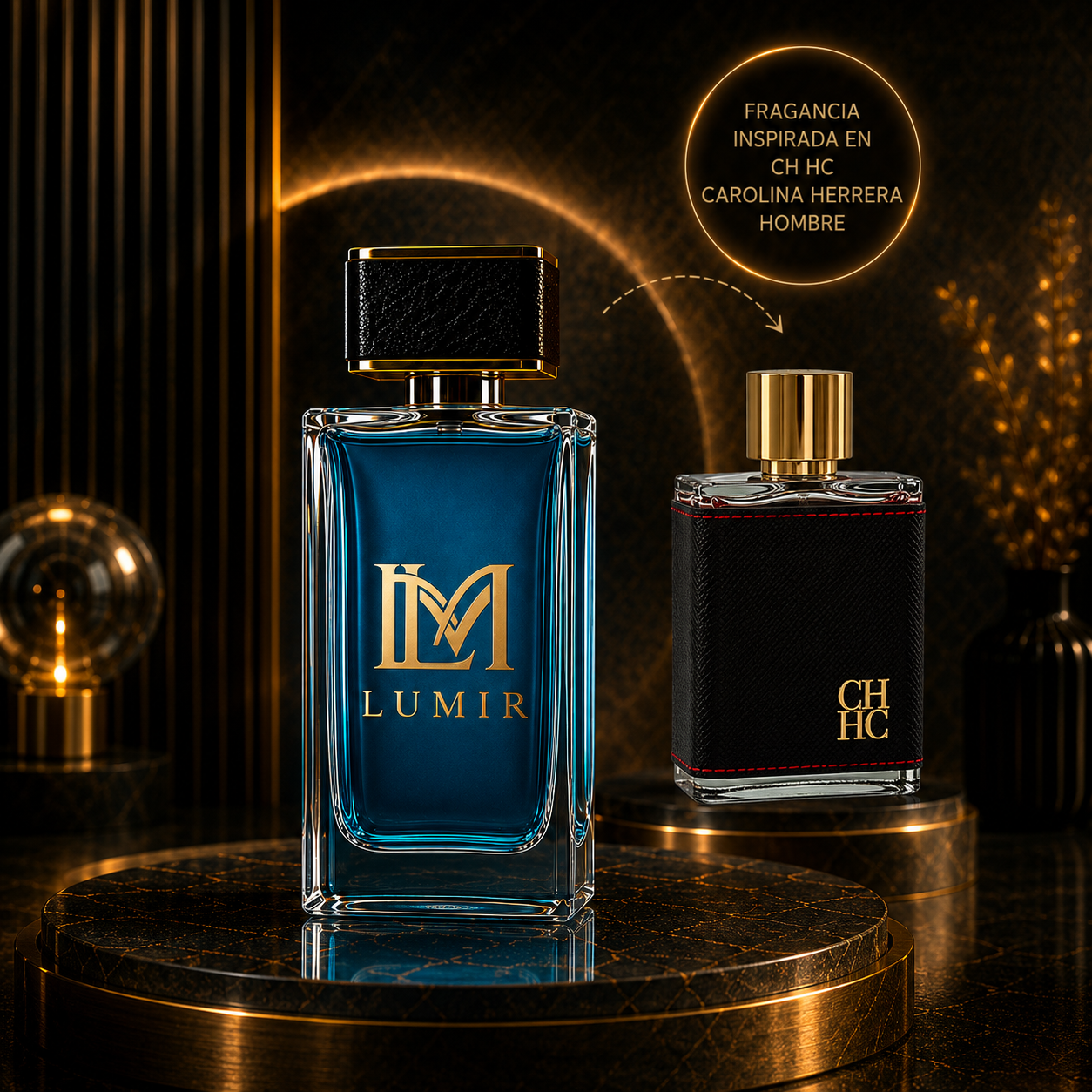 Fragancia inspirada en CH HC Carolina Herrera 100 ml men