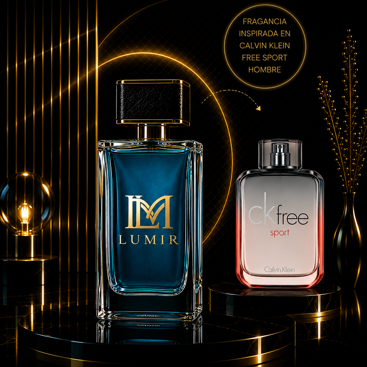 Fragancia inspirada en Calv1n Kle1n Free Sport Men