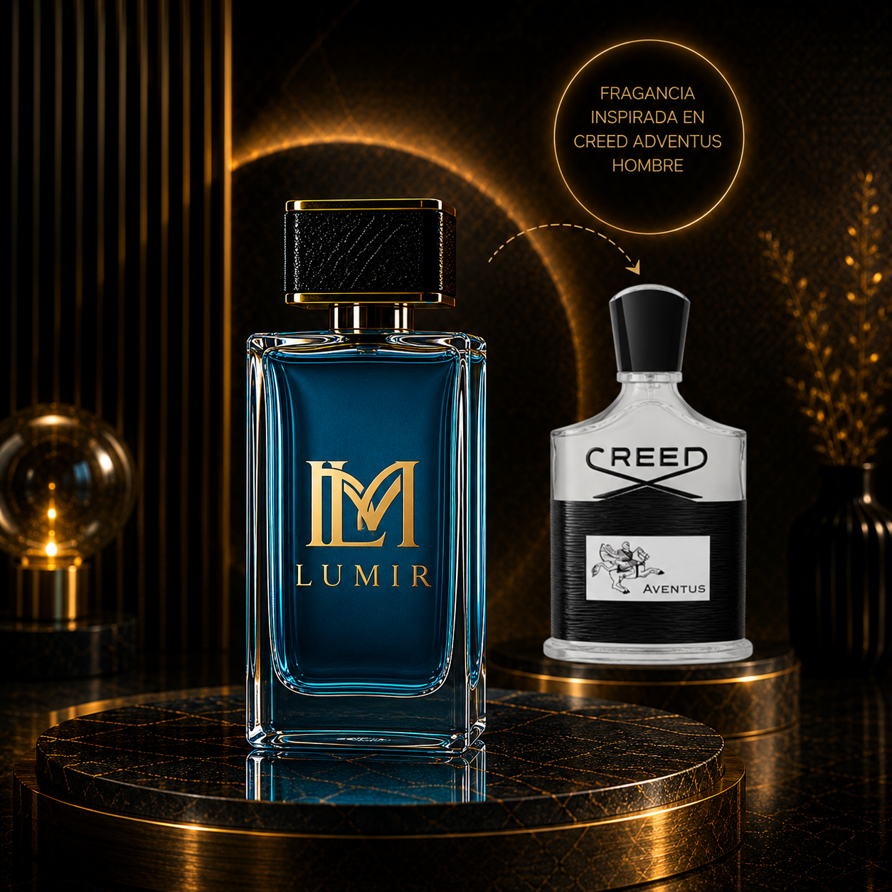 Fragancia inspirada en creed aventus 100ml men