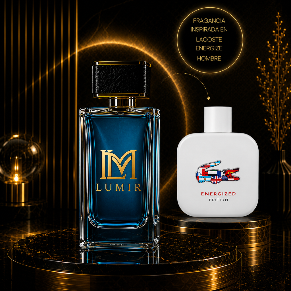 Fragancia inspirada en lacoste energize 100 ml men