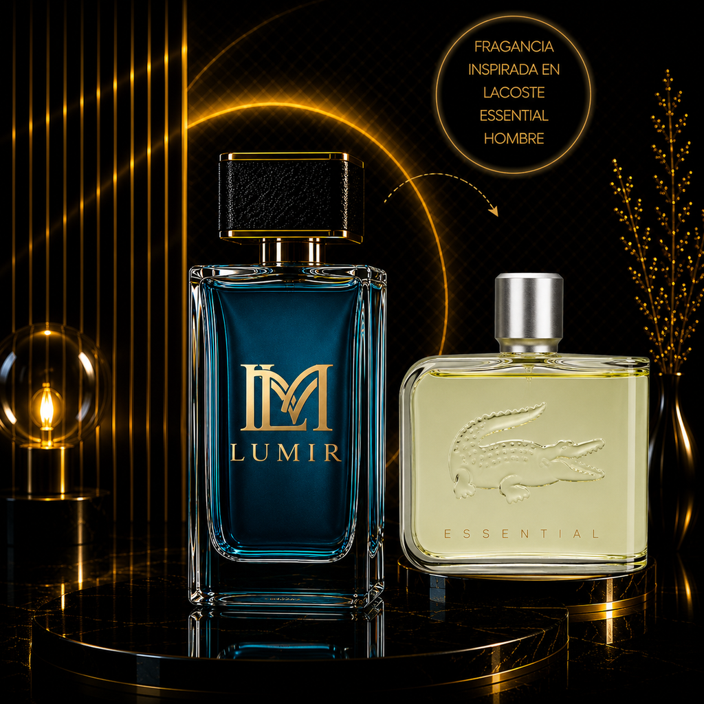 Fragancia inspirada en lacoste esential 100 ml men