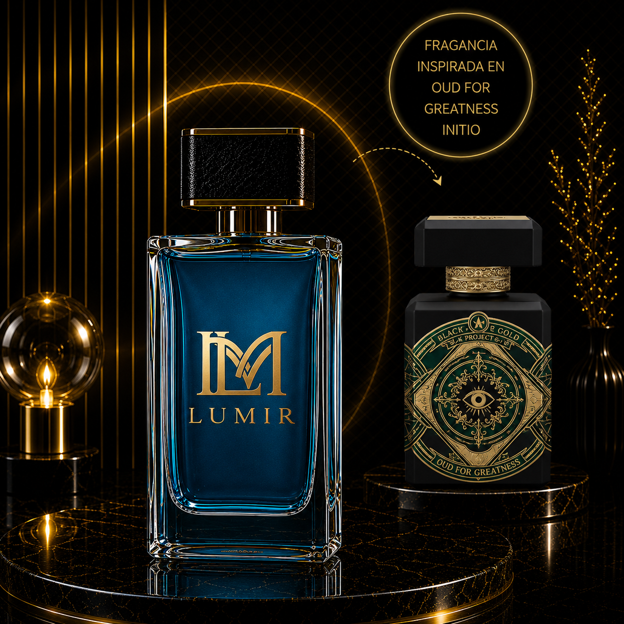 Fragancia inspirada en Oud f0r Greatness In1tio