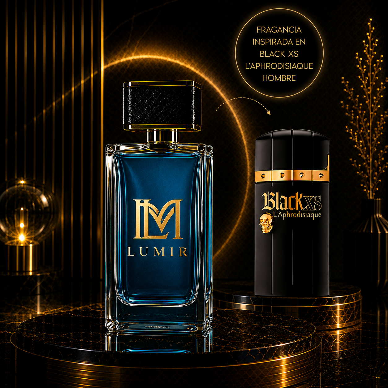 Fragancia Inspirada En Black XS L’Aphrodisiaque 100ml Men
