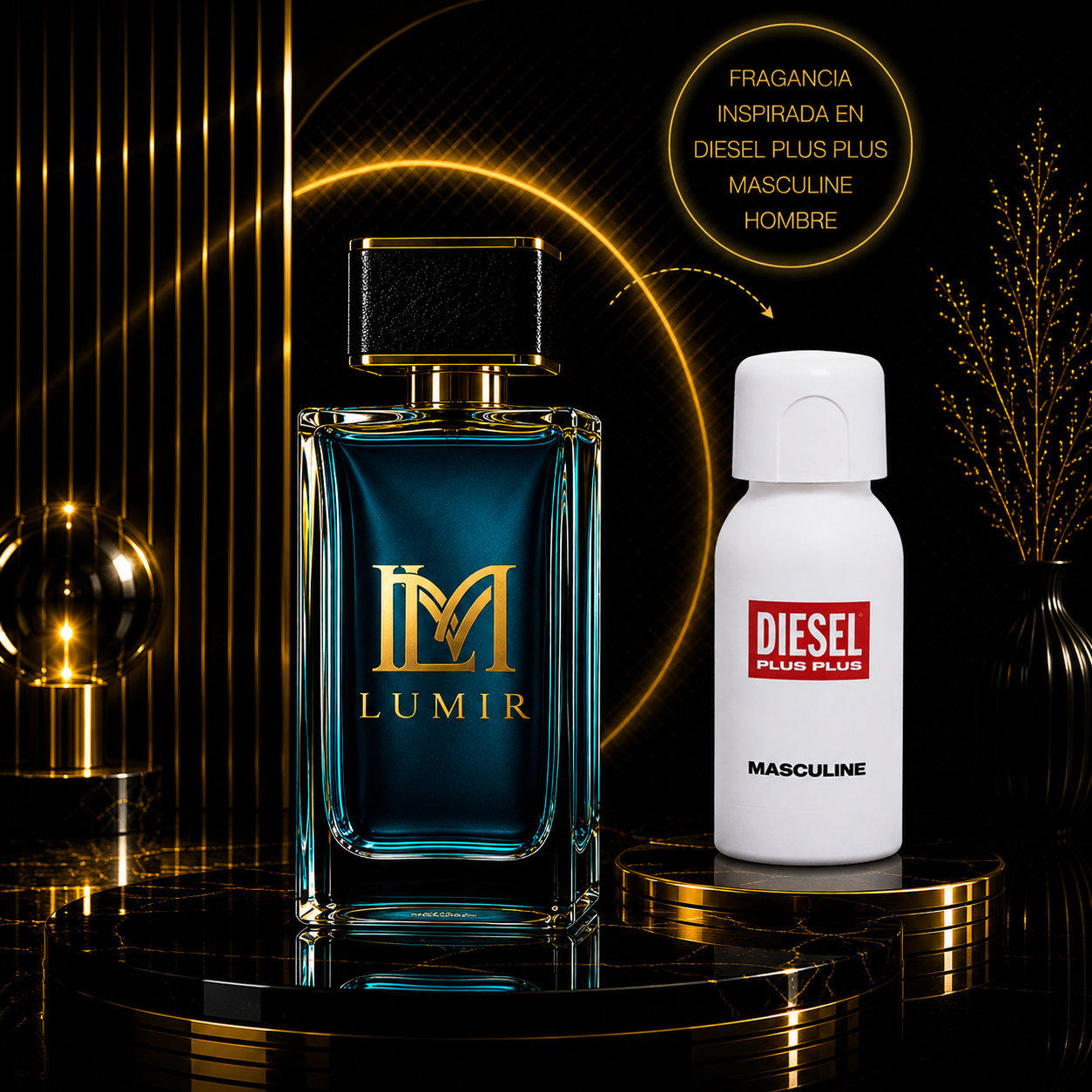 Fragancia inspirada en Diesel Plus Plu5 Masculin3 Men
