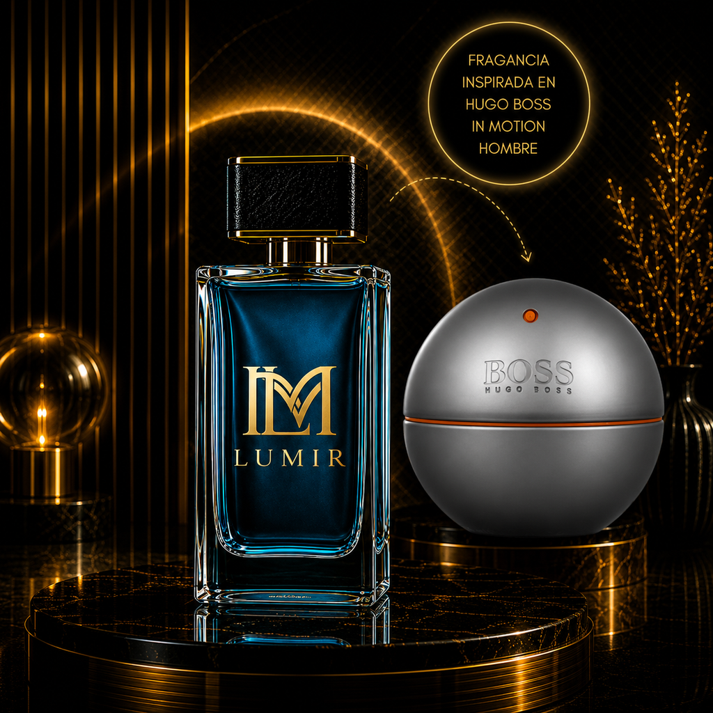 Fragancia inspirada en hugo boss in motin 90ml MEN.