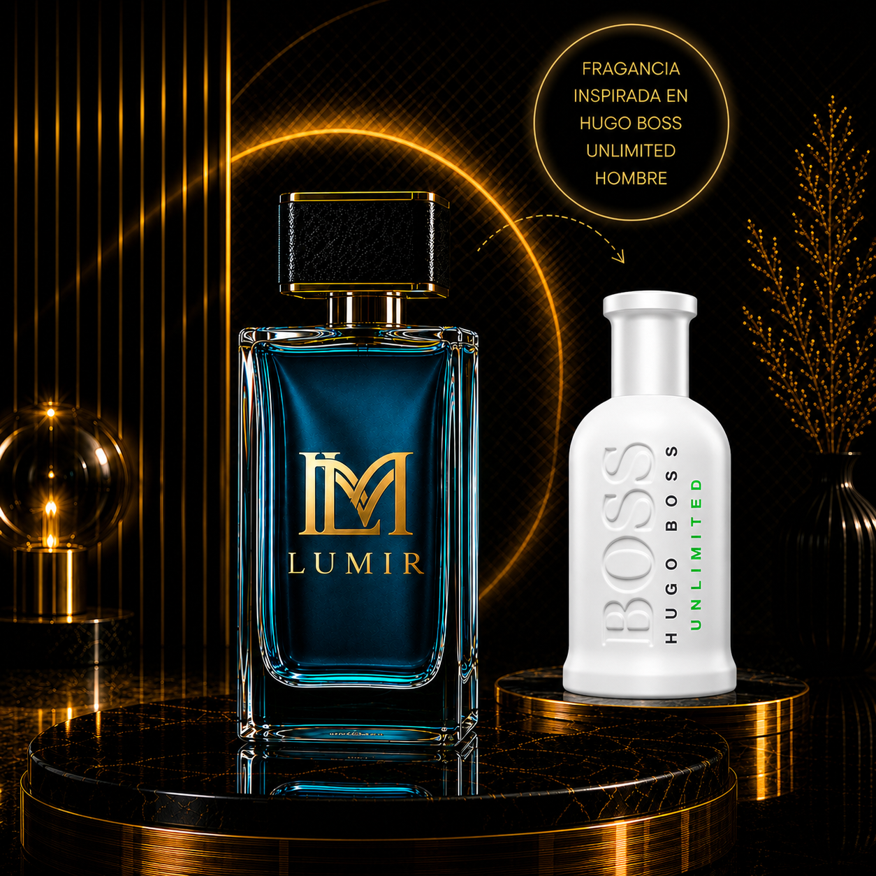 Fragancia inspirada en hugo boss unlimited 100 ml men