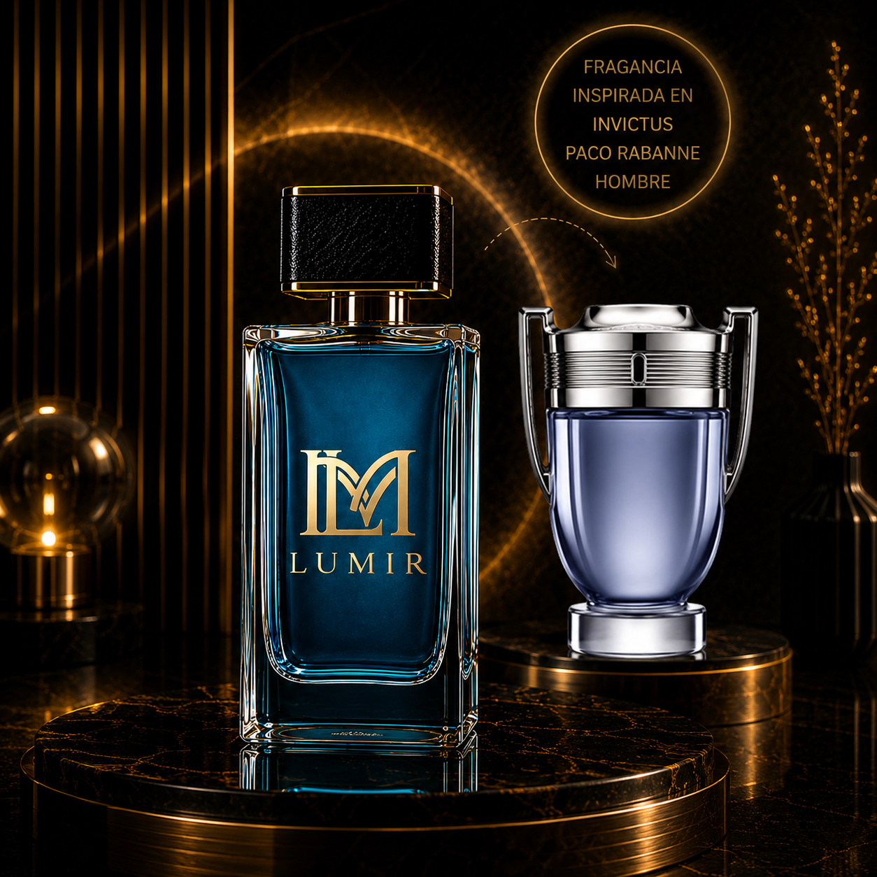 Fragancia Inspirada en Invictus Paco Rabanne 100 ML Men