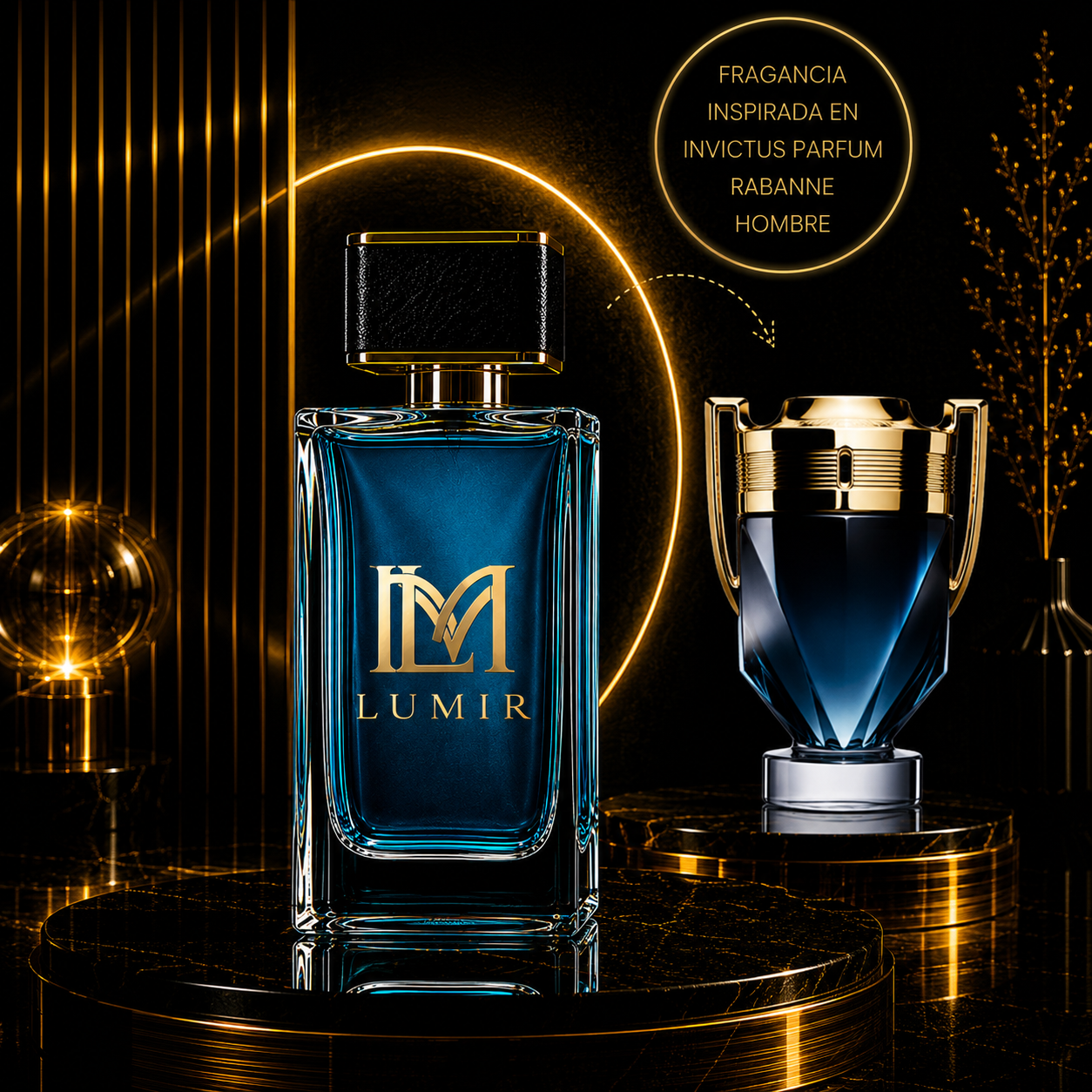 Fragancia inspirada Invictus Parfum Rab4nn3 Men