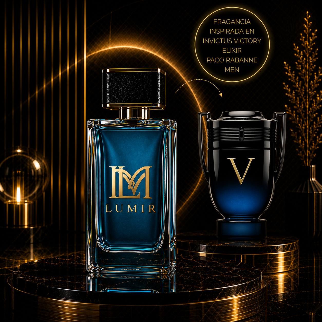 Fragancia Inspirada En Invictus Victory Elixir Paco Rabanne Men