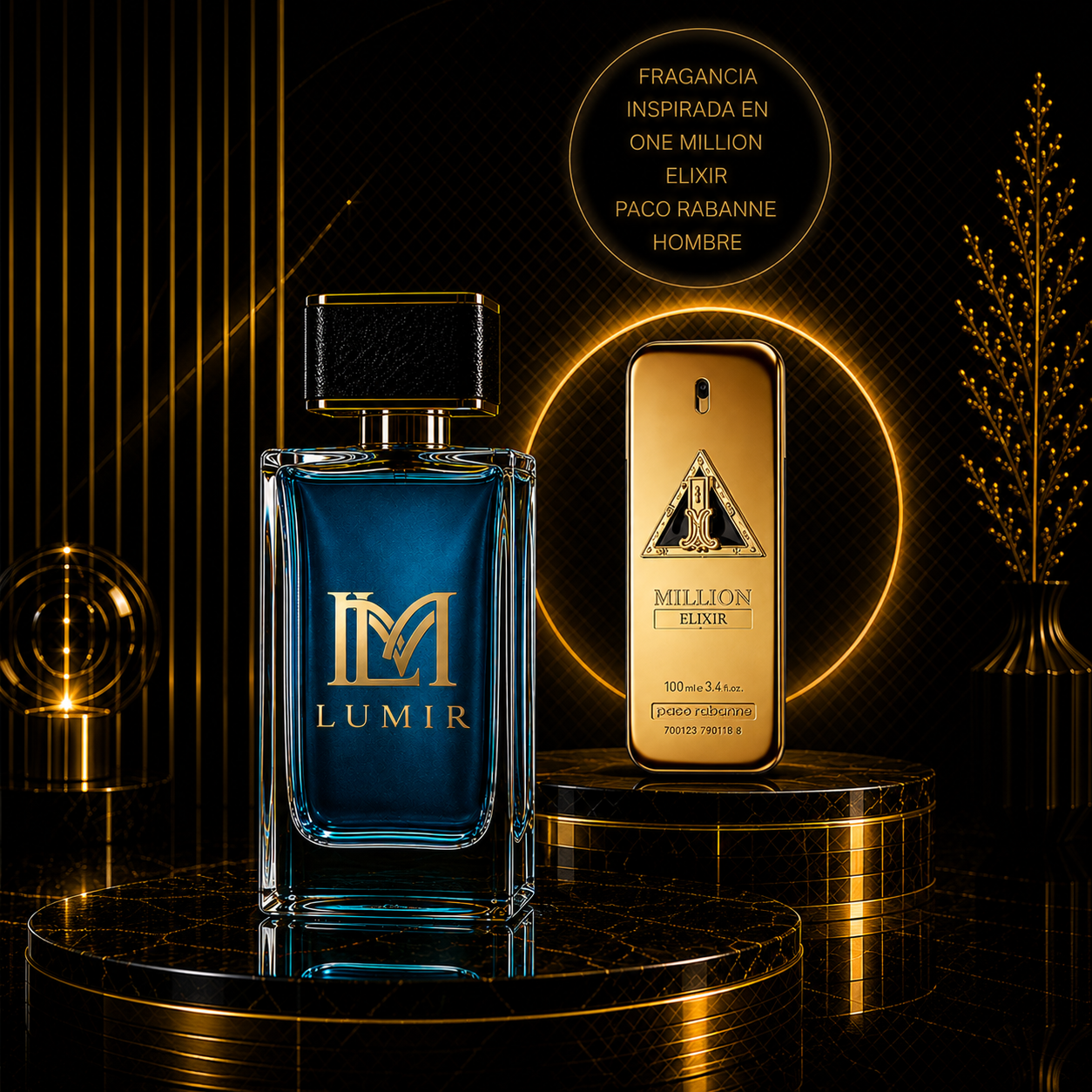 Fragancia inspirada en One Million Elixir Paco Rabanne 100 ML Men