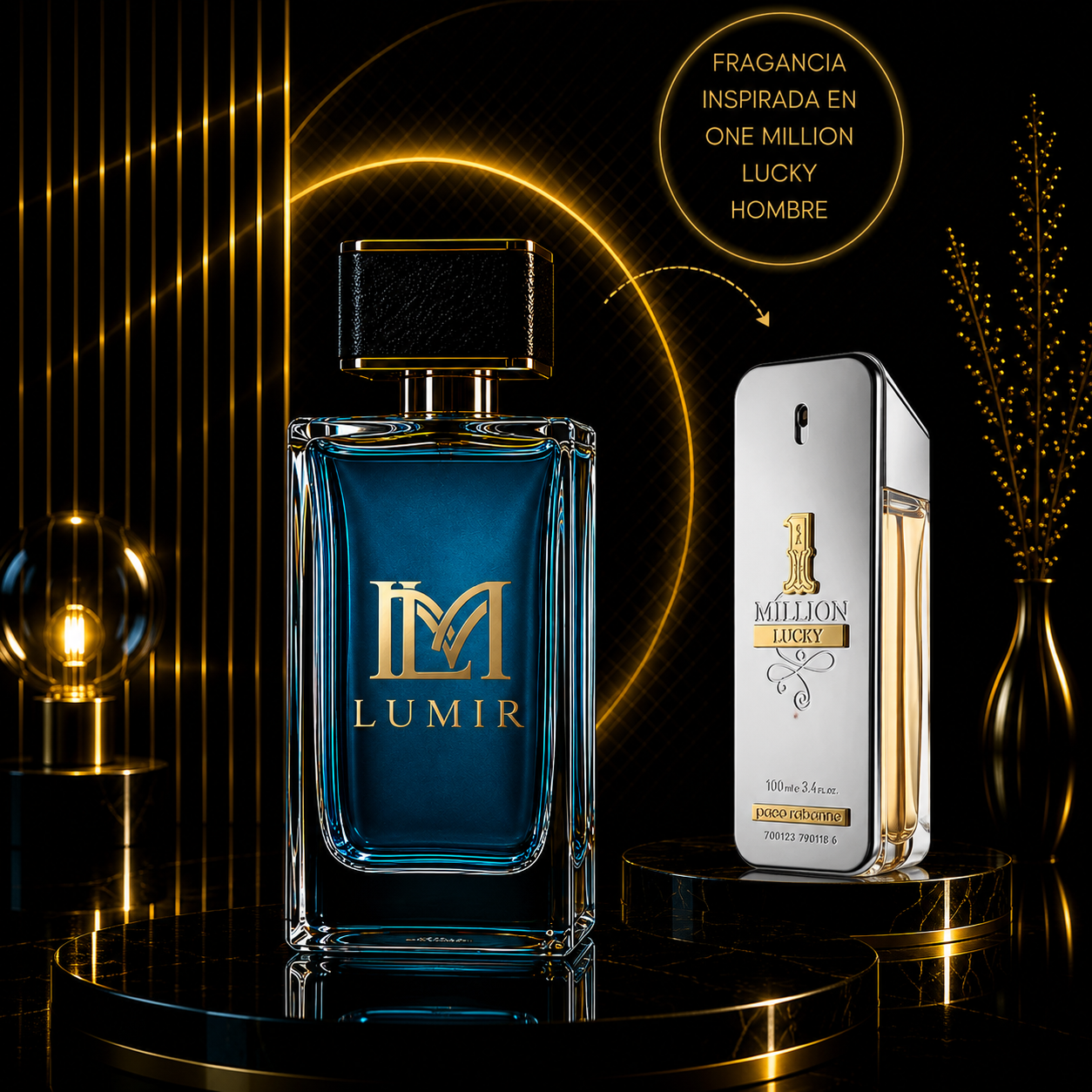 Fragancia inspirada en One Million Lucky 100 ML Men
